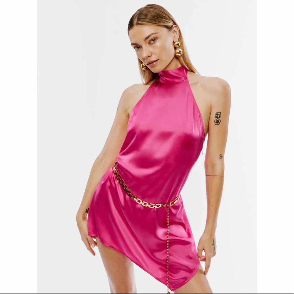 Reformation Briea Silk Dress
